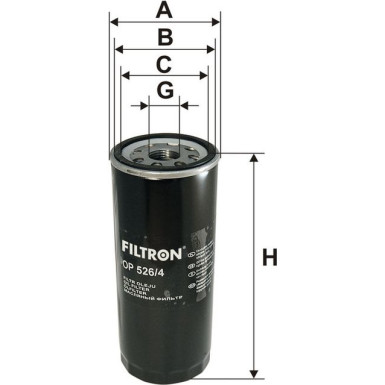 FILTRON Ölfilter OP 526/4 FILTRON Ölfilter OP 526/4
