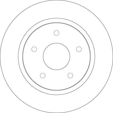 Bremsscheibe Chrysler T. Voyager 08 DF6325 Bremsscheibe Chrysler T. Voyager 08 DF6325