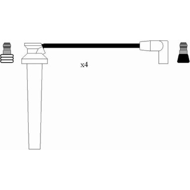 RC-RV1301 NGK - Zündkabelsatz MINI Cabriolet 04 2476