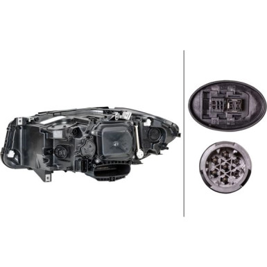 SCHEINWERFER R HELLA BMW 5ER F10/11 09-16 1EL 011 087-721