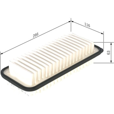 Luftfilter 1987429177 Luftfilter 1987429177