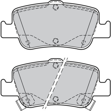 VALEO Bremsbeläge 601377