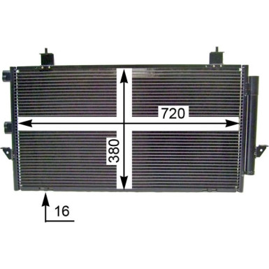 Kondensator, Klimaanlage AC 796 000S