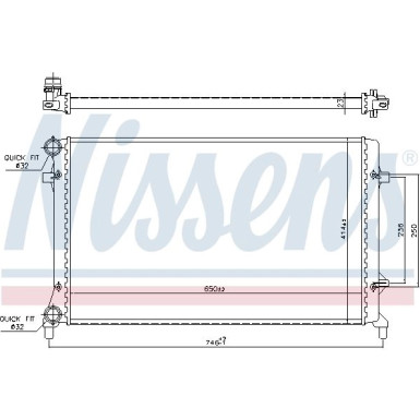 Wasserkühler PKW AUDI A3/S3 03- 1.6FSI FIRST FIT 65277