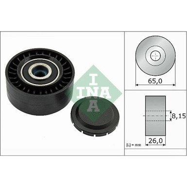 Umlenk-/Führungsrolle, Keilrippenriemen 532 0564 10 Umlenk-/Führungsrolle, Keilrippenriemen 532 0564 10