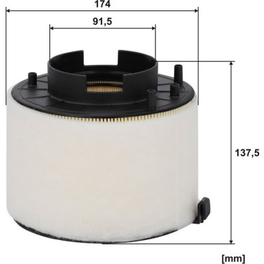 FILTRON Luftfilter AK 371/8