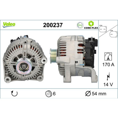 VALEO Generator 200237 VALEO Generator 200237