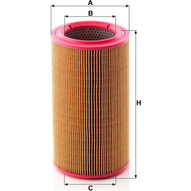 Mann & Hummel Luftfilter PKW Fiat Bravo 07 C 14 004