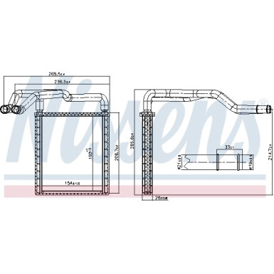 Heizkühler PKW 77650