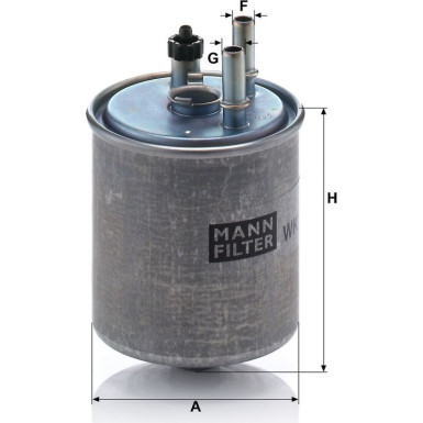 Mann & Hummel Kraftstofffilter PKW RENAULT Kangoo,Laguna,Twingo WK 918/2 x