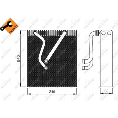 Verdampfer, Klimaanlage EASY FIT 36109