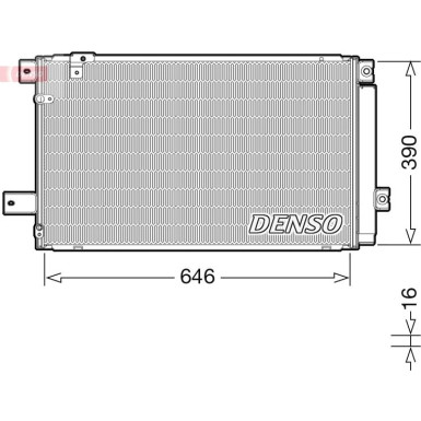 DENSO Klimaanlagenkühler DCN50049