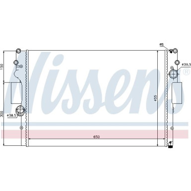 Wasserkühler PKW 61981 Wasserkühler PKW 61981