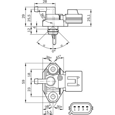 Kraftstoffdruckregler 0 261 230 093 Kraftstoffdruckregler 0 261 230 093