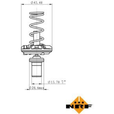 Thermostat, Kühlmittel 725049 Thermostat, Kühlmittel 725049