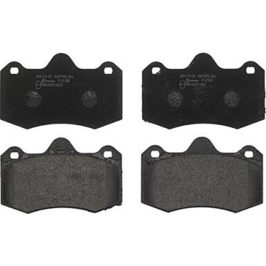 BREMBO Bremsklötze VA P 47 001 BREMBO Bremsklötze VA P 47 001