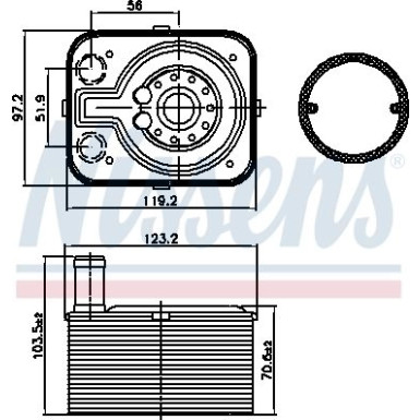 Ölkühler PKW 90655