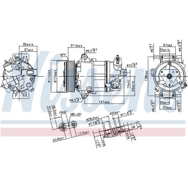 Kompressor PKW Alfa Giulietta 10 FIRST FIT 890056