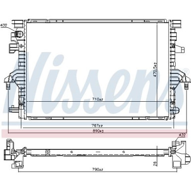 Wasserkühler PKW VW T6 15 606088