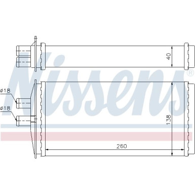 Heizkühler PKW 73655
