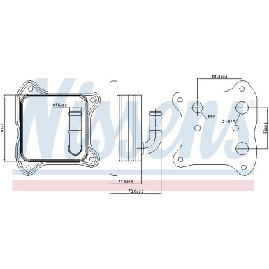Ölkühler PKW 90680
