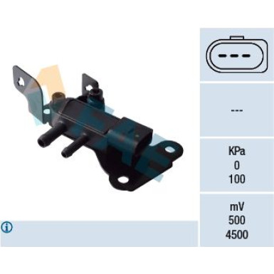 FAE Sensor, Abgasdruck 16114 FAE Sensor, Abgasdruck 16114