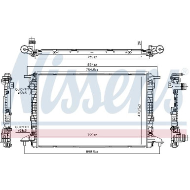 Wasserkühler PKW Audi A4 15 606573 Wasserkühler PKW Audi A4 15 606573