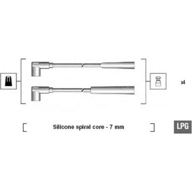 Zündleitungssatz 941095100582