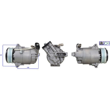 Kompressor, Klimaanlage 51-0247 Kompressor, Klimaanlage 51-0247