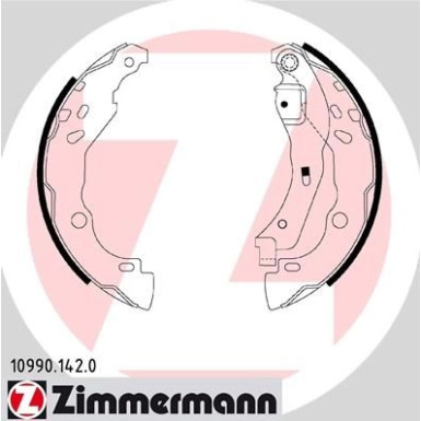 ZIMMERMANN Bremsbacken 10990.142.0