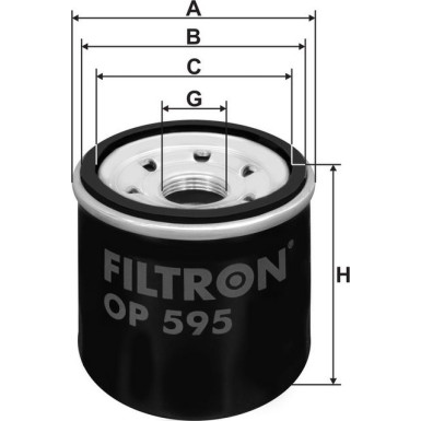 FILTRON Ölfilter OP 595 FILTRON Ölfilter OP 595