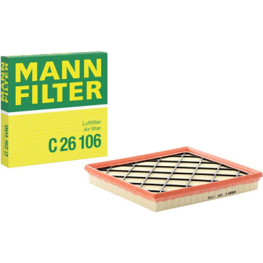 Mann & Hummel Luftfilter PKW Opel Astra J, Chevrolet Cruz 1,6 C 26 106