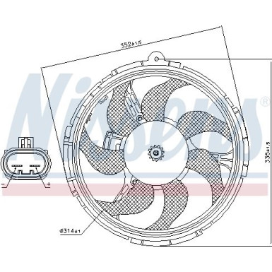 Kühlerlüfter PKW 85040 Kühlerlüfter PKW 85040
