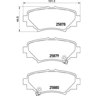 BREMBO Bremsklötze HA MAZDA 3 13 PRIME LINE P 49 049 BREMBO Bremsklötze HA MAZDA 3 13 PRIME LINE P 49 049
