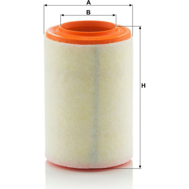 Mann & Hummel Luftfilter PKW ALFA Giulietta 1,4TB,2,0JTDM 10 C 15 007
