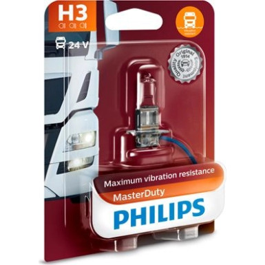 H3 MasterDuty 24V.70W.PK22s Lampe HD Version, verstärkt & rüttelfest 13336MDB1