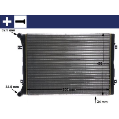Kühler, Motorkühlung BEHR CR 2038 000S