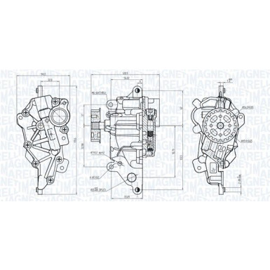 MAGNETI MARELLI Ölpumpe 351516000073 MAGNETI MARELLI Ölpumpe 351516000073