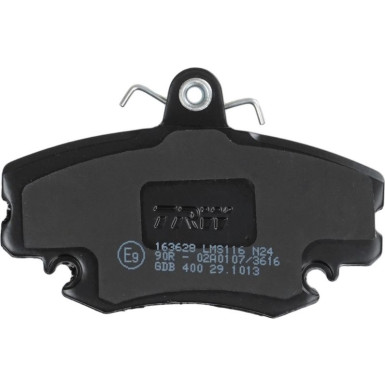 Bremsklötze VA RENAULT Megane,Clio,DACIA 90 COTEC GDB400 Bremsklötze VA RENAULT Megane,Clio,DACIA 90 COTEC GDB400
