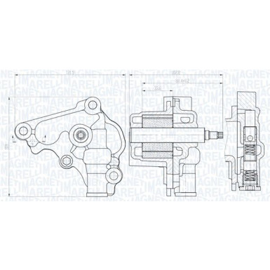 MAGNETI MARELLI Ölpumpe 351516000138 MAGNETI MARELLI Ölpumpe 351516000138
