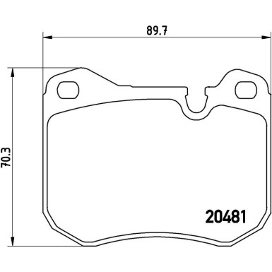 BREMBO Bremsklötze VA P 65 002 BREMBO Bremsklötze VA P 65 002