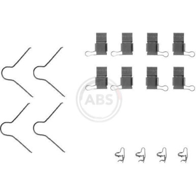 A.B.S. Zubehör, Bremsbeläge 1089Q A.B.S. Zubehör, Bremsbeläge 1089Q