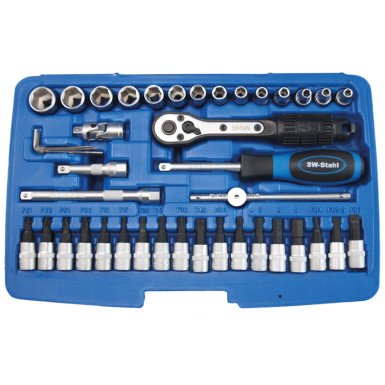 SW-Stahl 1/4Z Werkstattsatz 41 tlg 06450L SW-Stahl 1/4Z Werkstattsatz 41 tlg 06450L