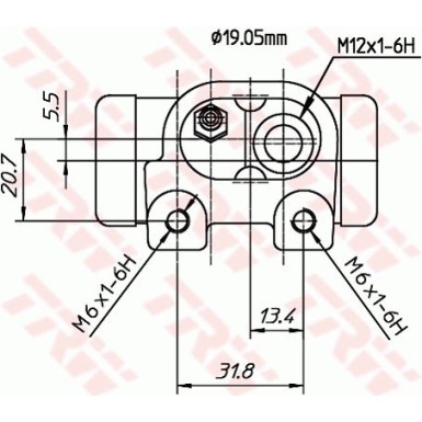 Radbremszylinder BWD307T