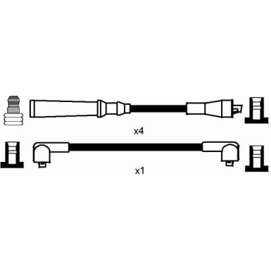 NGK Zündleitungssatz 2564