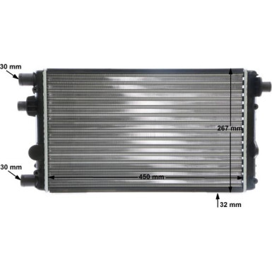 Kühler, Motorkühlung CR 632 000S