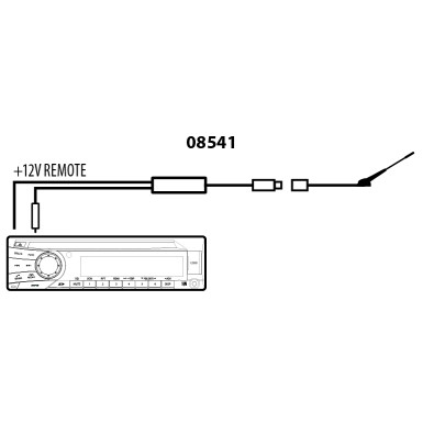 Phonocar Antennen-Adapter PHANTOMEINSPEISUNG FAKRA DIN 45 cm 08541