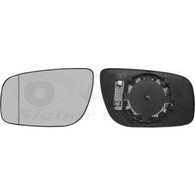 VAN WEZEL Spiegelglas, Außenspiegel 3043837 VAN WEZEL Spiegelglas, Außenspiegel 3043837