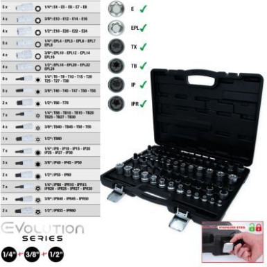 KS TOOLS Steckschlüsselsatz 911.0077 KS TOOLS Steckschlüsselsatz 911.0077