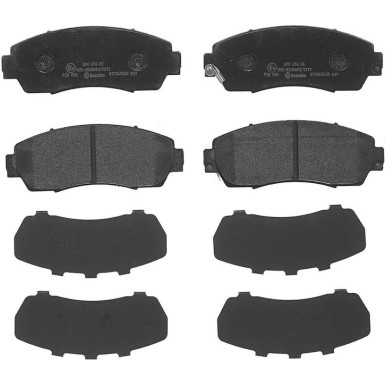 BREMBO Bremsklötze VA P 28 068 BREMBO Bremsklötze VA P 28 068